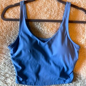 Blue Athletic Tank Top